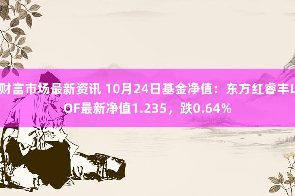 财富市场最新资讯 10月24日基金净值：东方红睿丰LOF最新净值1.235，跌0.64%