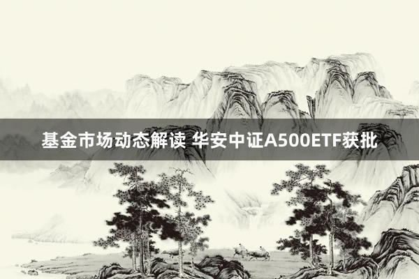 基金市场动态解读 华安中证A500ETF获批