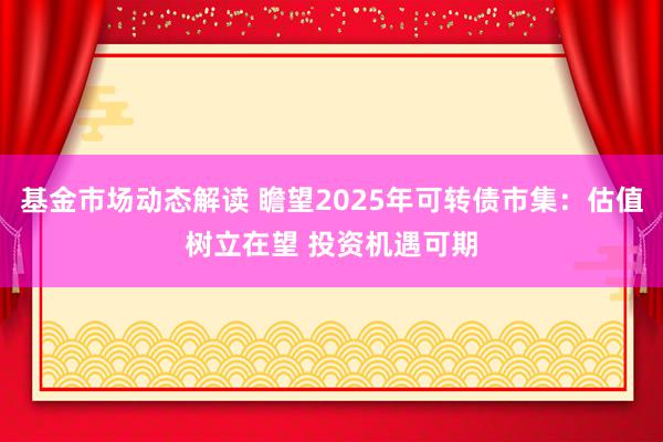 基金市场动态解读 瞻望2025年可转债市集：估值树立在望 投资机遇可期