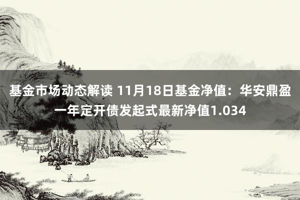 基金市场动态解读 11月18日基金净值：华安鼎盈一年定开债发起式最新净值1.034